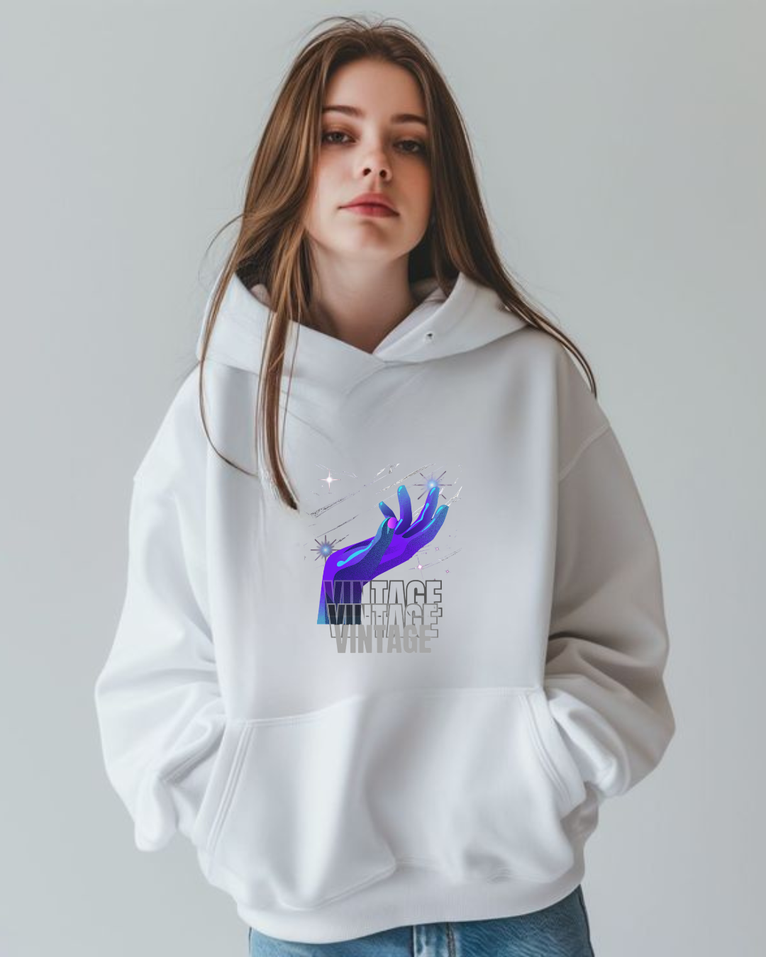 Vintage oversized hoodie