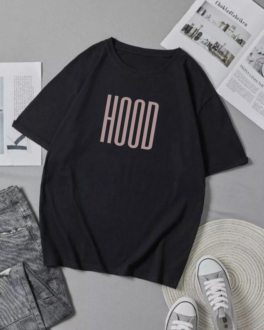 Hood oversized tshirt