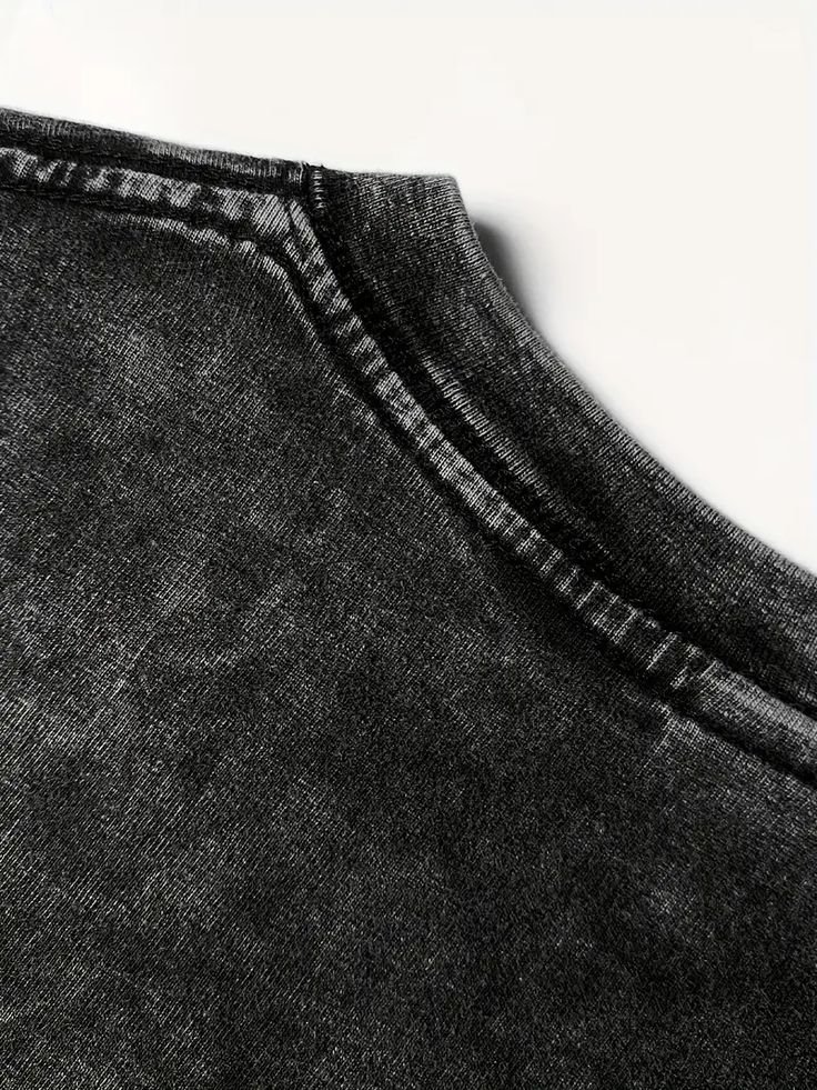 ACID WASHED T-SHIRT black