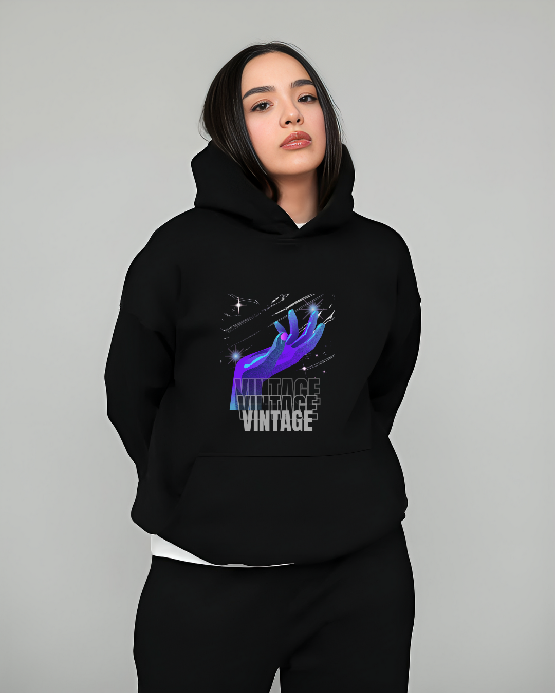 Vintage oversized hoodie