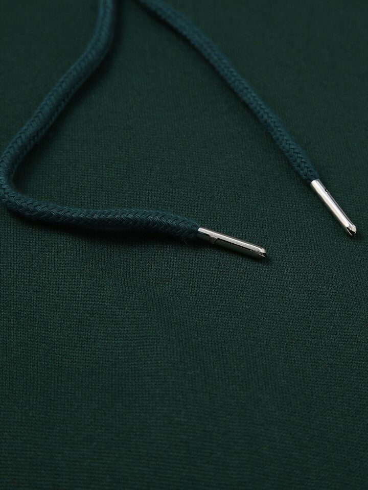 SOLID BOTTLE GREEN HOODIE