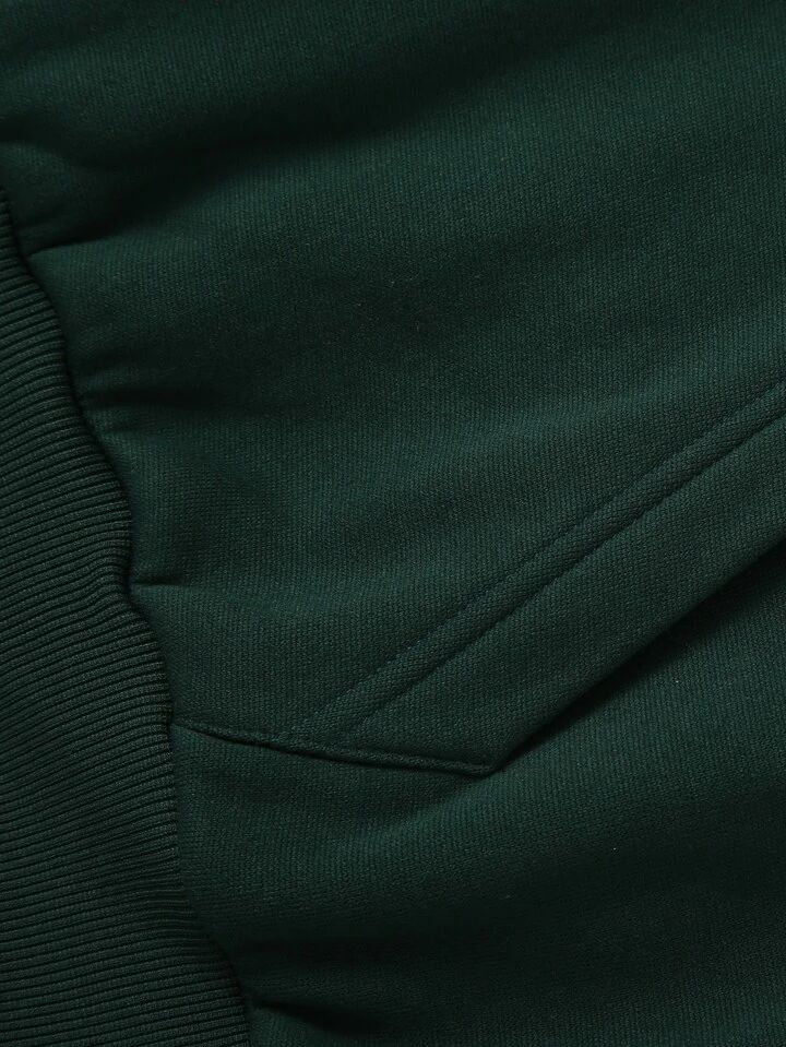 SOLID BOTTLE GREEN HOODIE